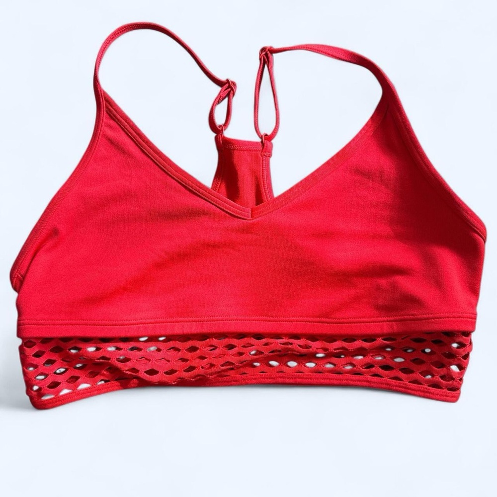 Red Victoria’s Secret PINK Sports Bra